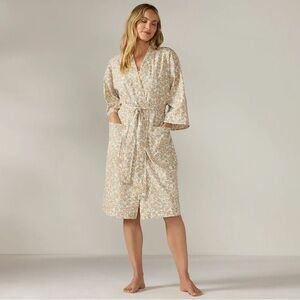 Coyuchi Women’s Isla Robe in Fawn Garden
